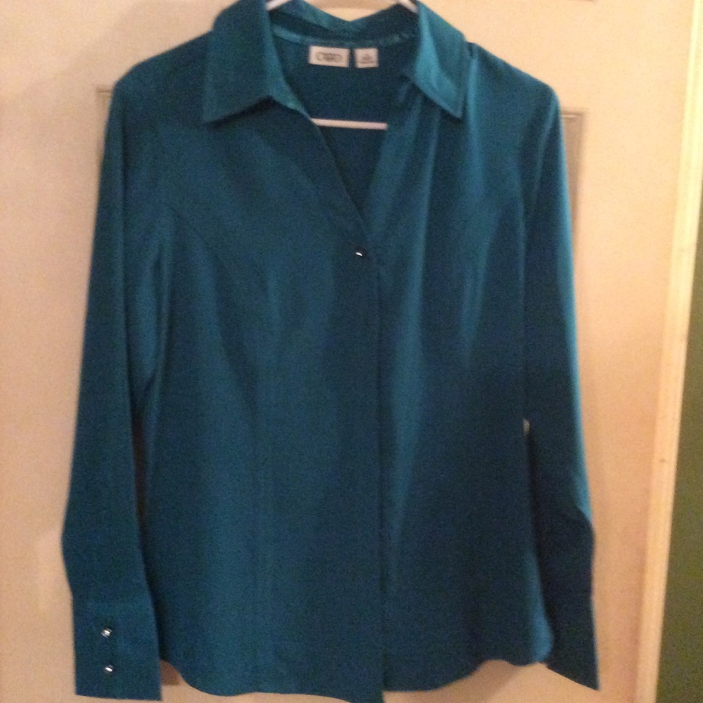 NWOT Greenish blue dress shirt
